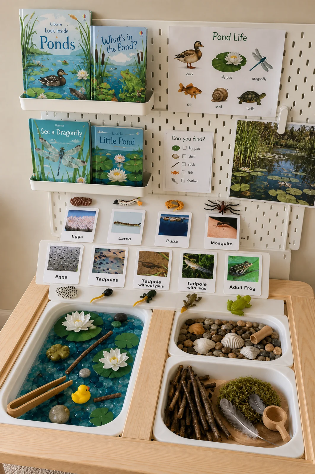 Frog & Pond Life Sensory Table