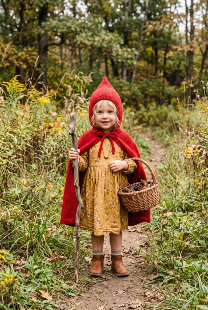 Cute Little Red Riding Hood Costume for Toddlers
