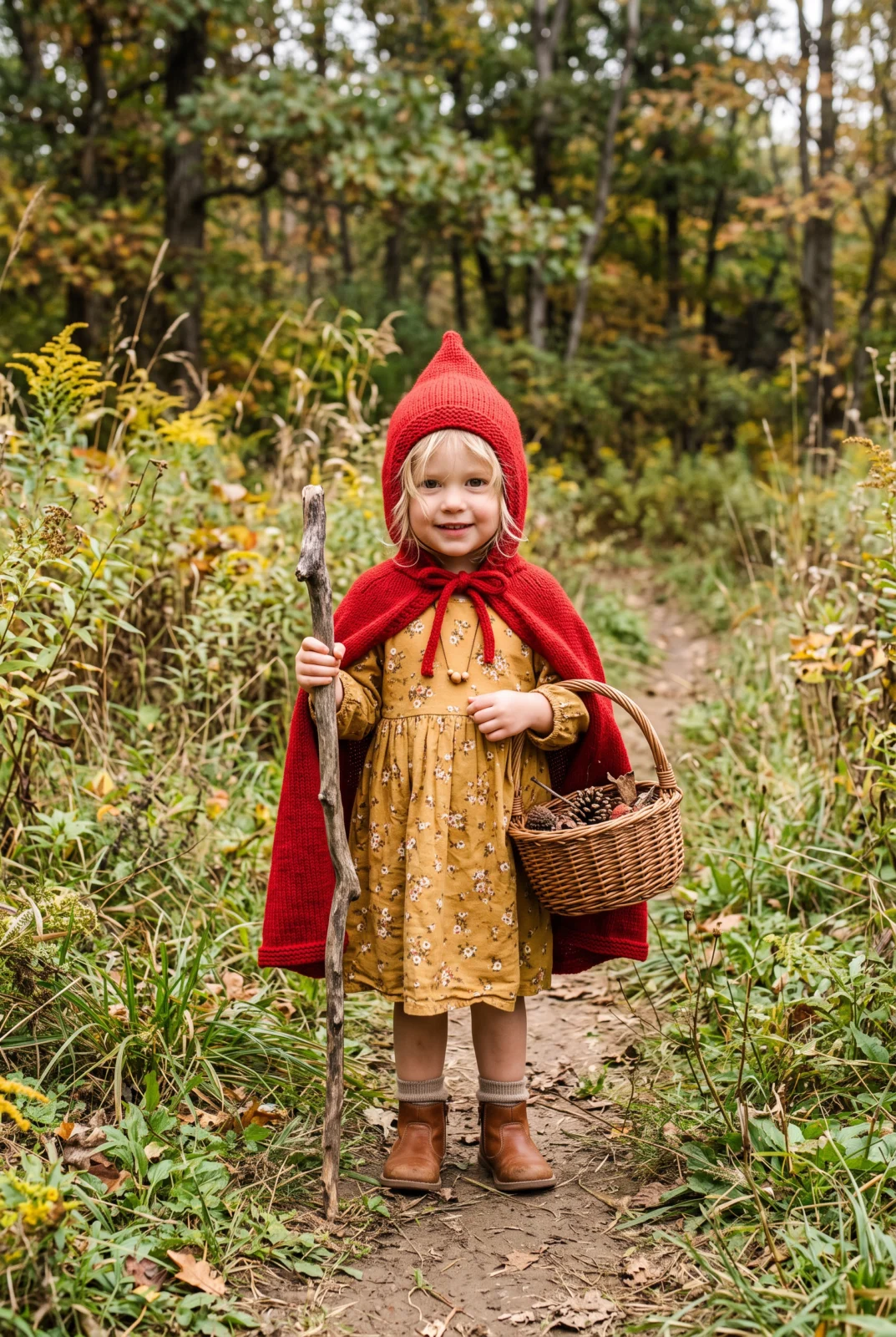Cute Little Red Riding Hood Costume for Toddlers