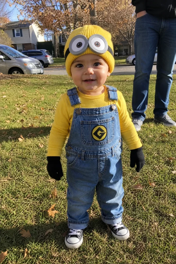 DIY Minion Costume Idea for Toddlers & Babies