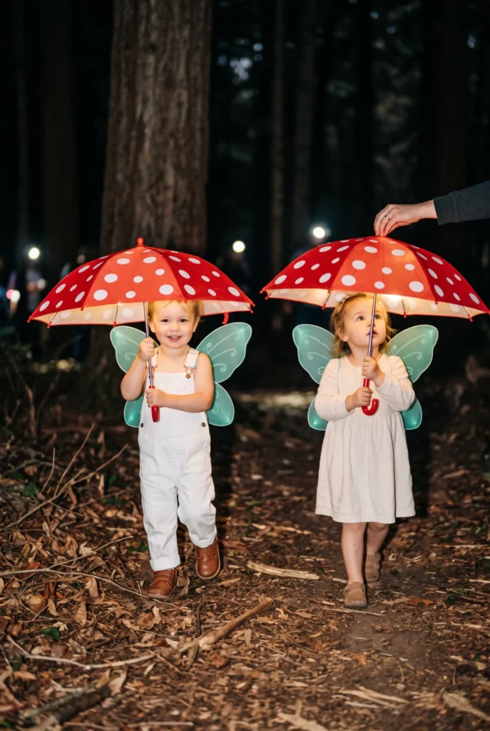 Adorable Woodland Fairy & Mushroom Umbrella Costumes