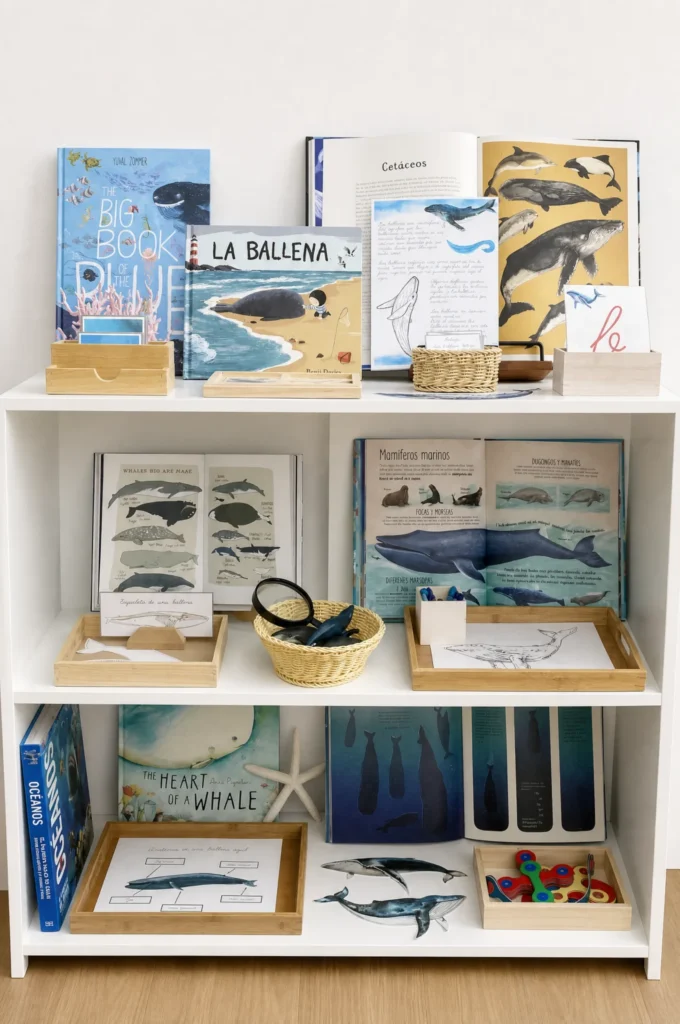 Ocean Life & Whale Unit Study Book Display Setup Ideas