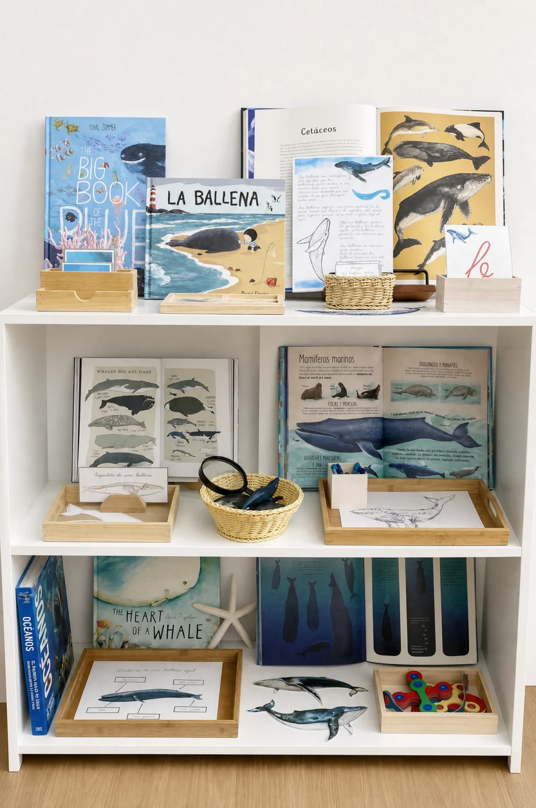 Ocean Life & Whale Unit Study Book Display Setup Ideas
