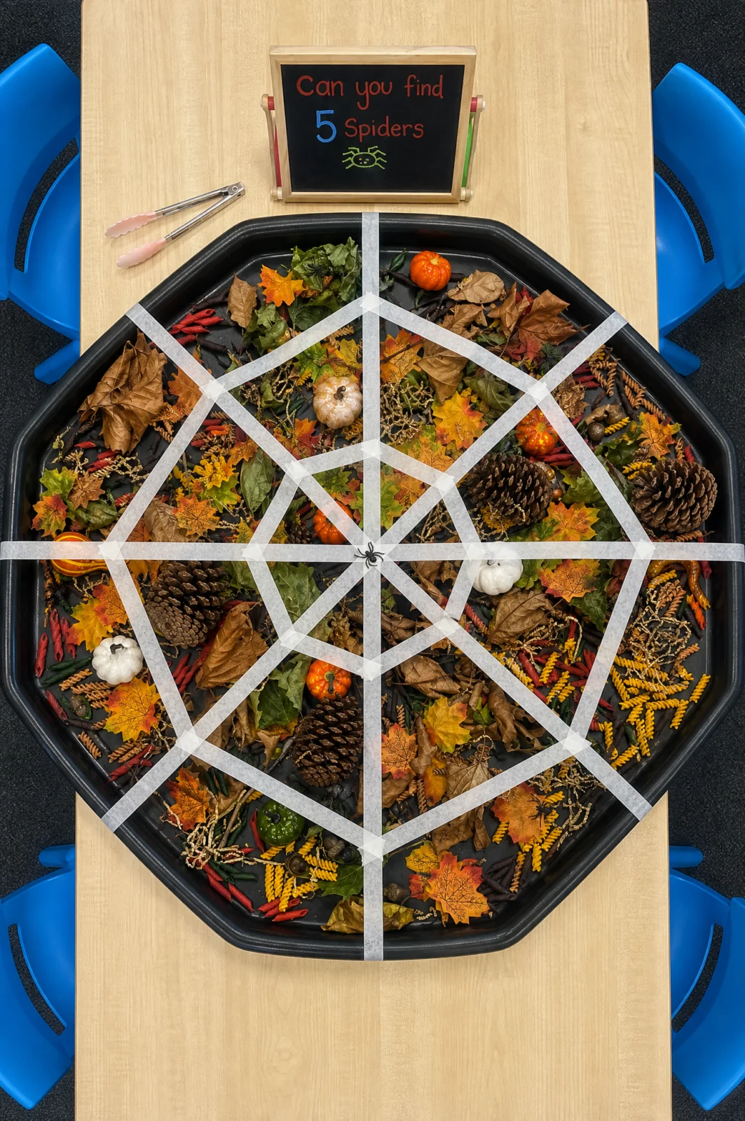 Spider Web Rescue Sensory Bin Activity | Halloween Play for Kids