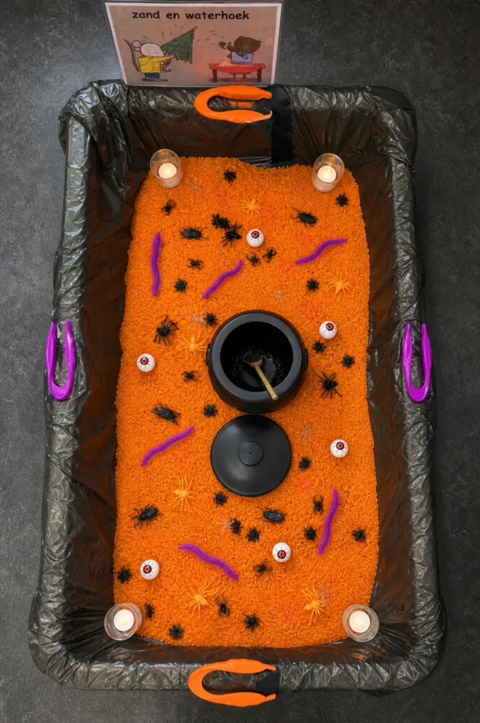 Halloween Witch’s Potion Sensory Bin Activity