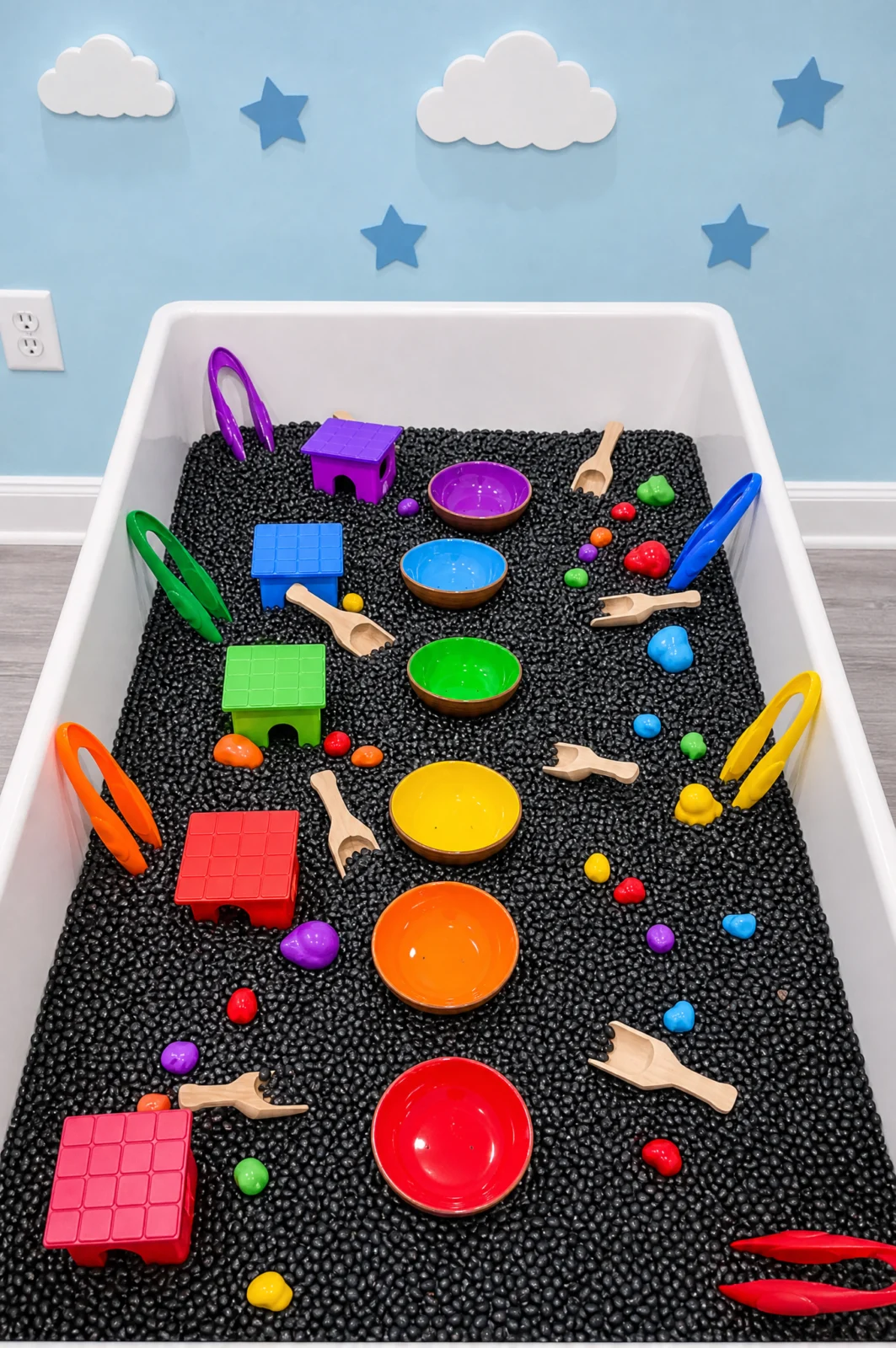 Ultimate Color Sorting & Fine Motor Sensory Table