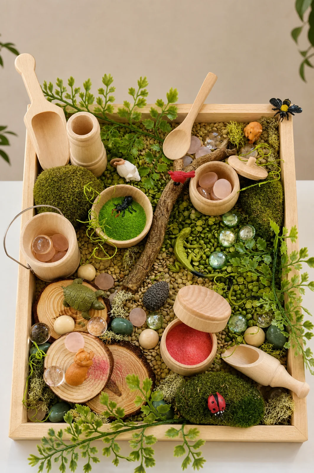 Forest & Nature Life Cycle Sensory Bin Activity