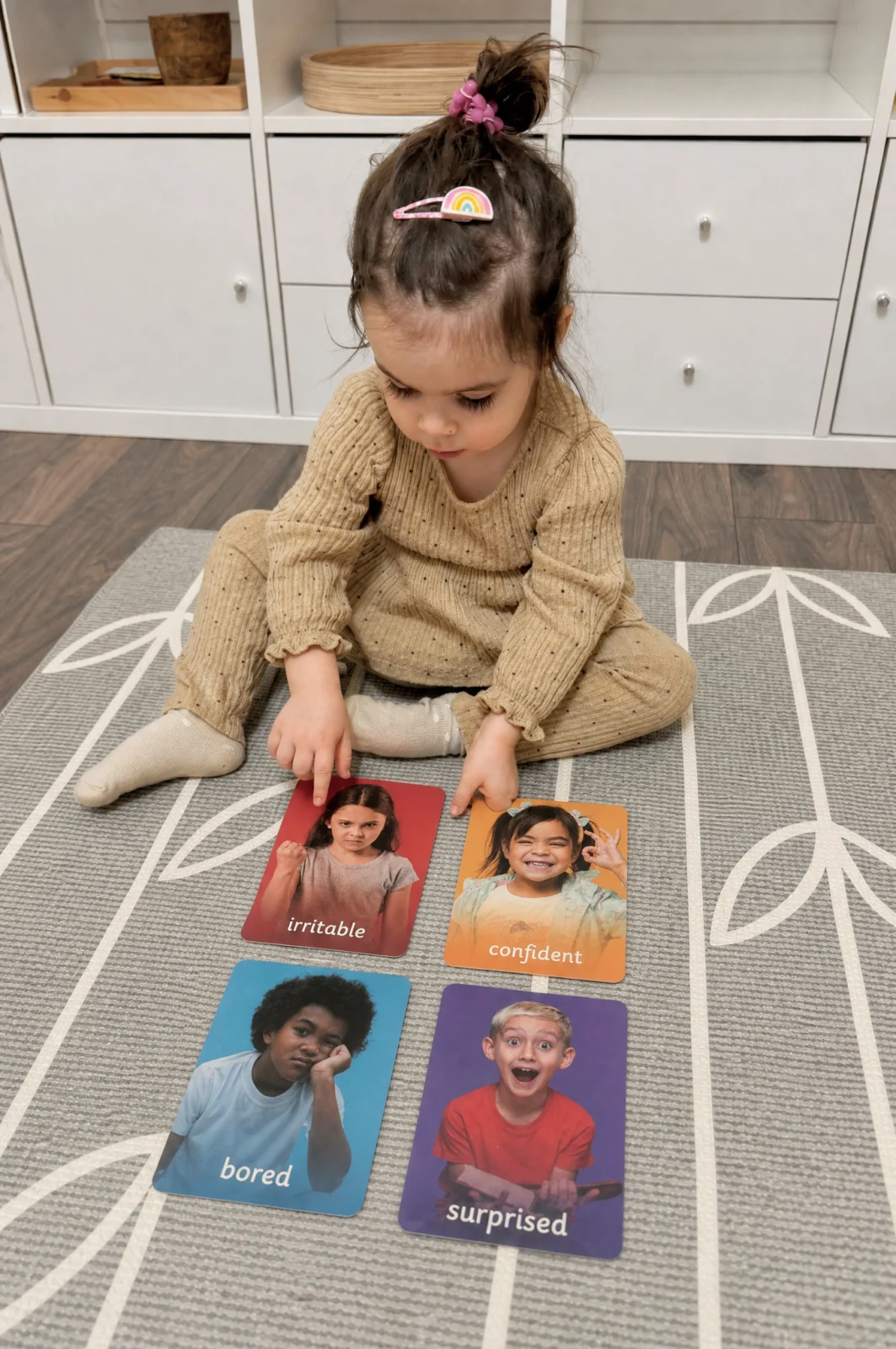 Montessori Emotion Learning Cards for Toddler Play