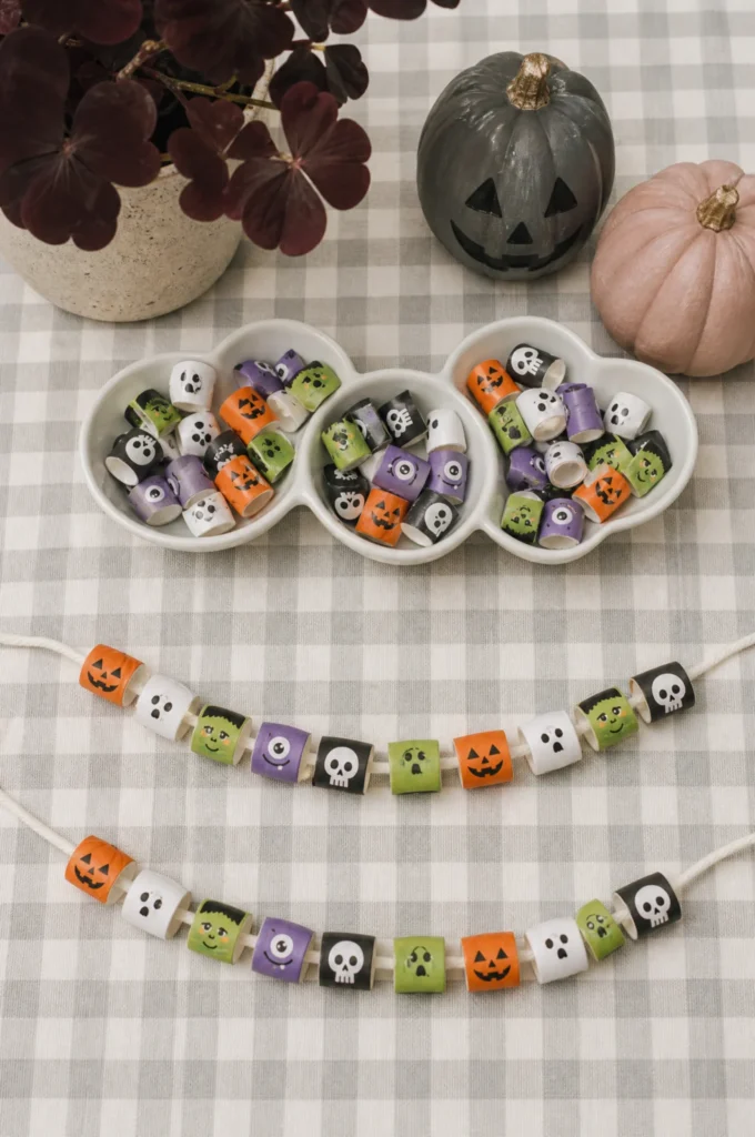 Halloween Character Bead Bracelet Craft