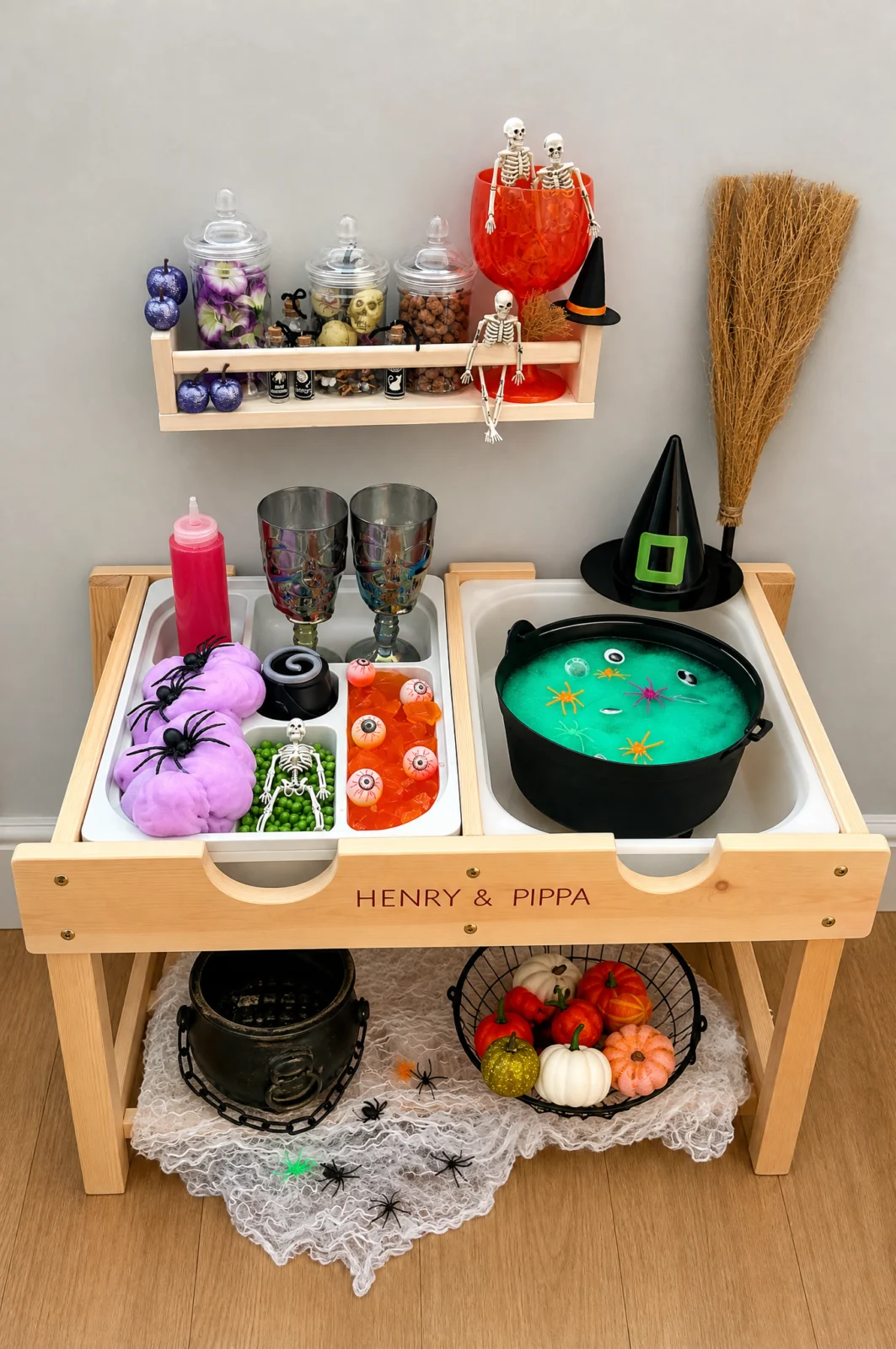 Witch's Brew Cauldron & Foam Halloween Sensory Station