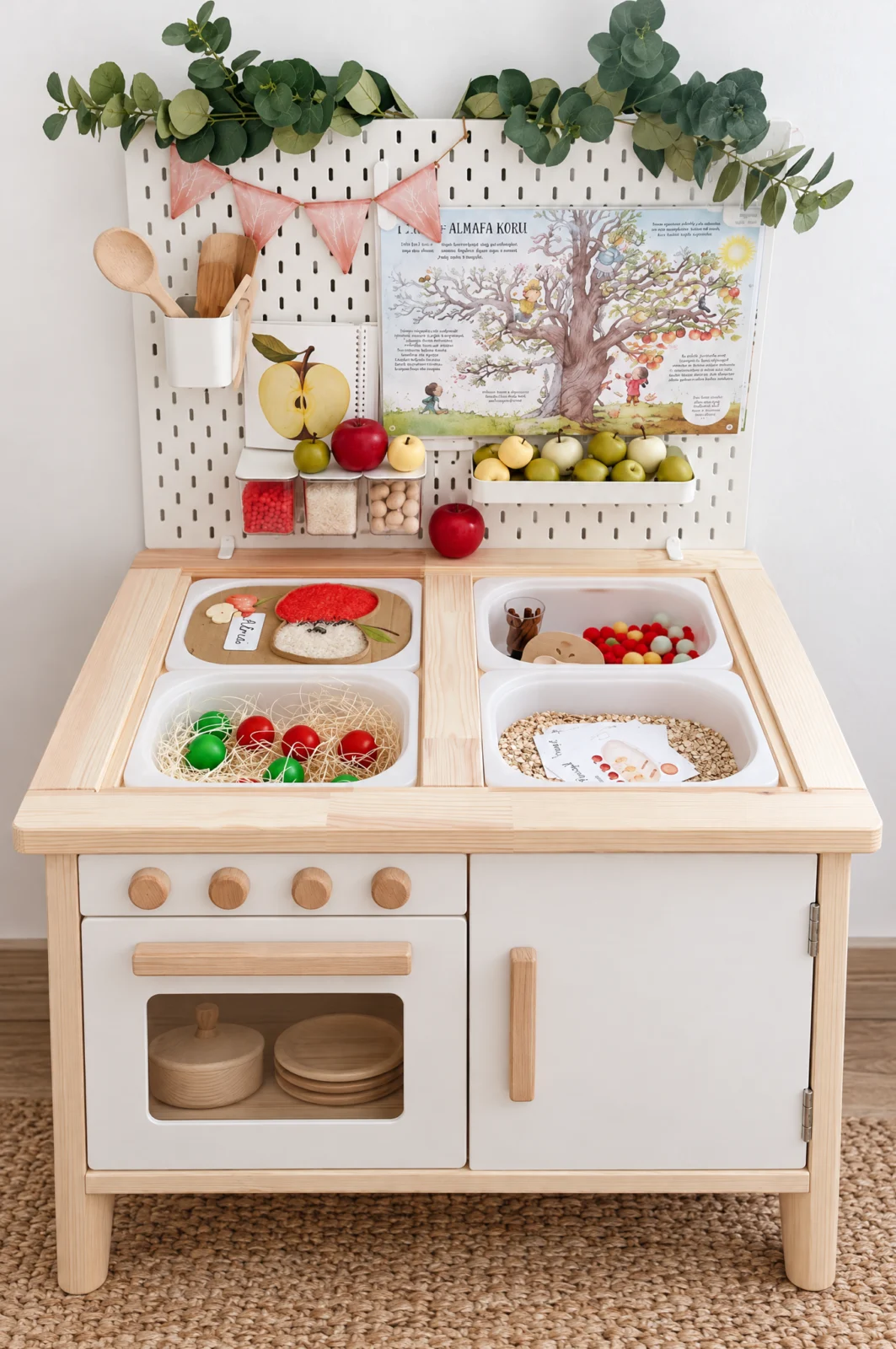 Apple Orchard Harvest Mud Kitchen & Sensory Station